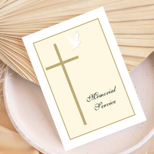 Christliche Einladung des Memorial Service