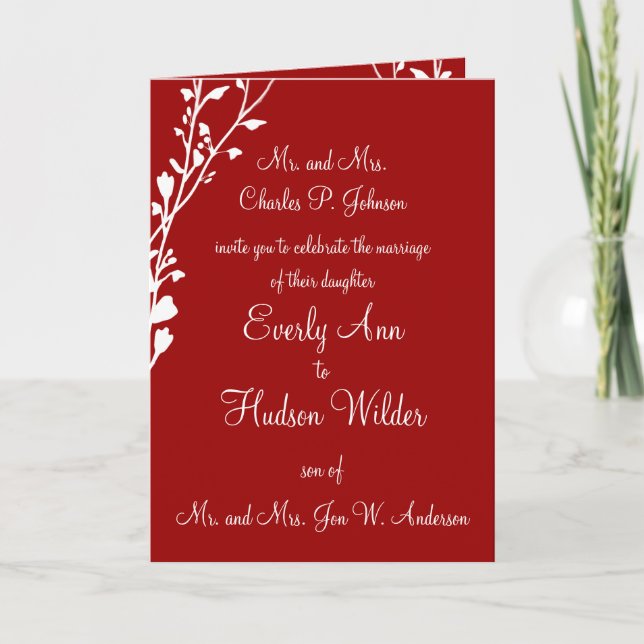 Christliche Einladung zum Zweiten Hochzeitsfeiern  (Vorderseite)