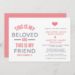 Christliche Einladung zur Hochzeit - Das ist mein