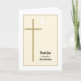 Christliche Erinnerungskarte Dankeskarte