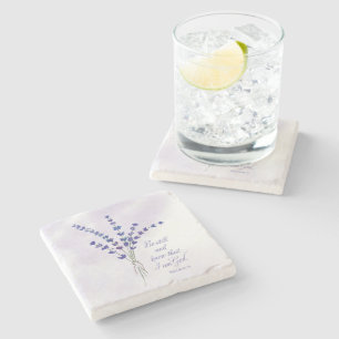 Christliche Ermutigungslavene mit der Schrift Steinuntersetzer