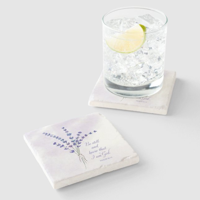 Christliche Ermutigungslavene mit der Schrift Steinuntersetzer (Seitenansicht)