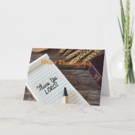 Christliche Erntedank-Karte Feiertagskarte