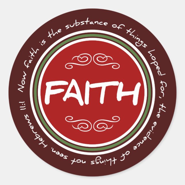 Christliche Faith Bible Verse Stickers (Vorderseite)