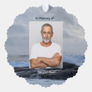 Christliche Feier Leben Sake Storm Ozean Ornament Karte