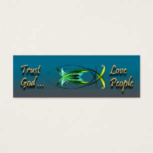 Christliche Fisch-Symbol-Hintergrund-Karte