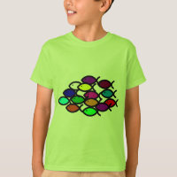 Christliche Fisch-Symbole - Regenbogen-Schule -