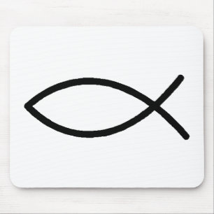 Christliche Fische Mousepad