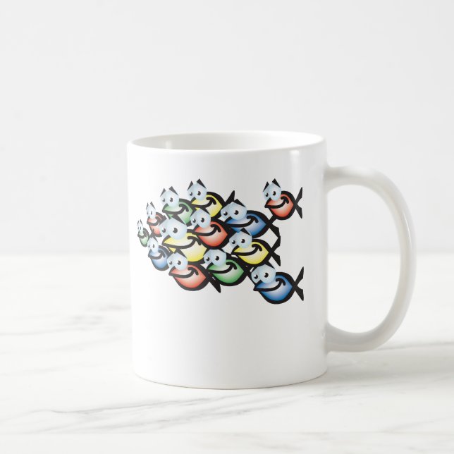 christliche Fischform Kaffeetasse (Rechts)