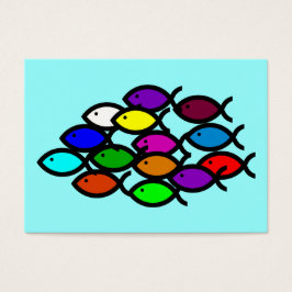 Christliche Fischzeichen - Regenbogenschule -