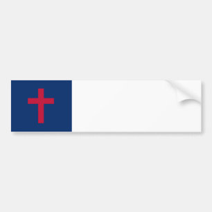 Christliche Flagge Autoaufkleber