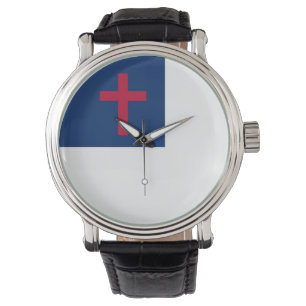 Christliche Flagge eWatch Armbanduhr