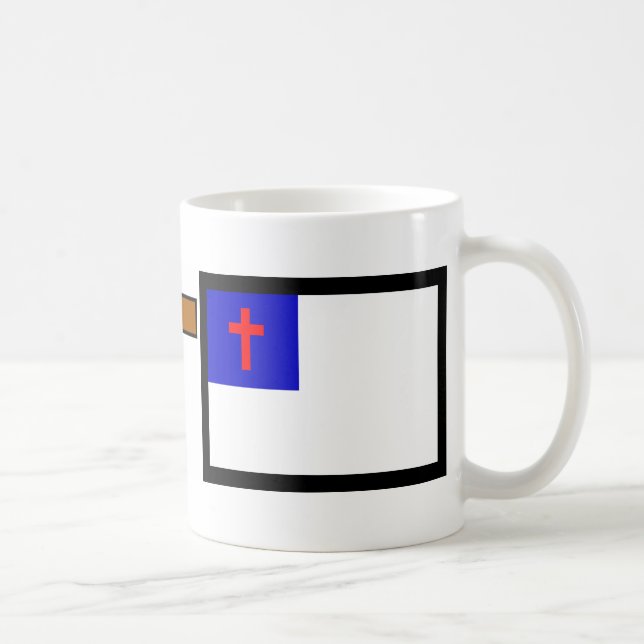 Christliche Flagge Tasse (Rechts)