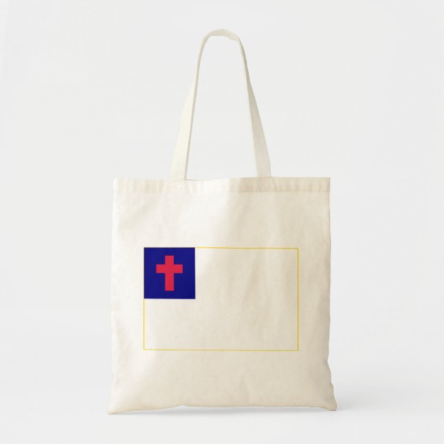 Christliche Flagge Tragetasche (Vorne)