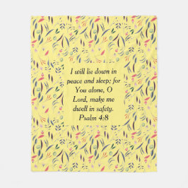 Christliche FLORAYLETTENSICHERUNG Fleecedecke