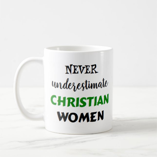 christliche Frauen Kaffeetasse (Links)