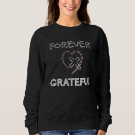 Christliche Frauen-Sweatshirt-Jesusquerherz Sweatshirt