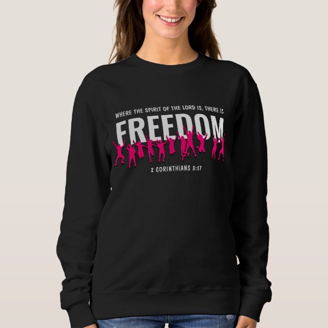 Christliche FREIHEIT Sweatshirt (Vorderseite)