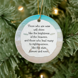 Christliche Führung des Weihnachtsmannes Keramikornament