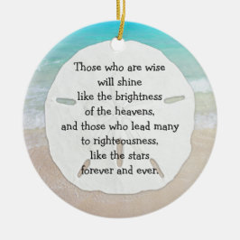 Christliche Führung des Weihnachtsmannes Keramikornament