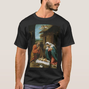 Christliche Geburt Jesu Lorenzo Lotto Klassisch T-Shirt