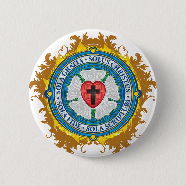Christliche Geschenk Luther Button (Vorderseite)