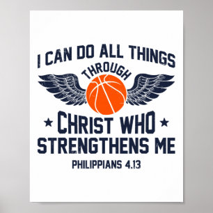 Christliche Geschenke, die ich alles machen kann P Poster
