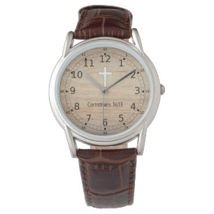 Christliche Geschenke für die Männer - religiös Armbanduhr