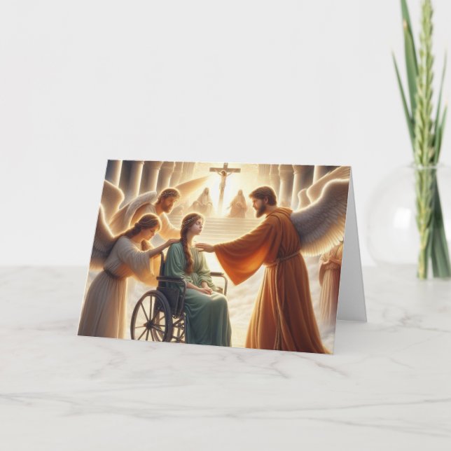 Christliche Get Well-Card Einladung (Vorderseite)