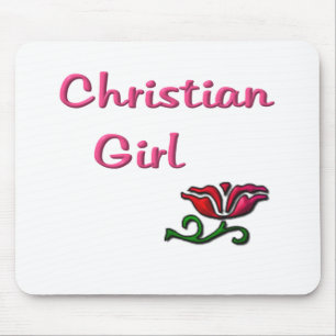 Christliche Girl-Geschenke Mousepad