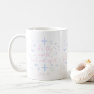 Christliche Girly Bible Verse Rosa Christliche Tas Kaffeetasse