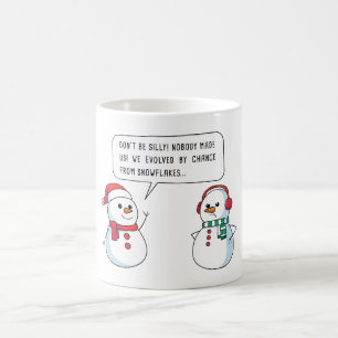 Christliche Glaubensapologetik Snowman - Weihnacht Kaffeetasse