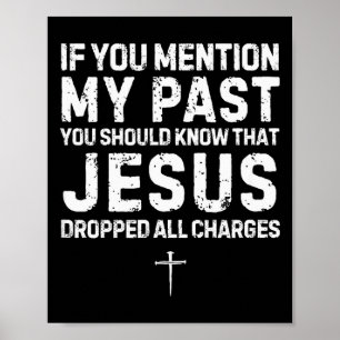 Christliche Glaubensbekleidung Jesus ließ alle Ank Poster