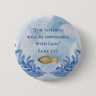 Christliche Glaubensbibelverse Button