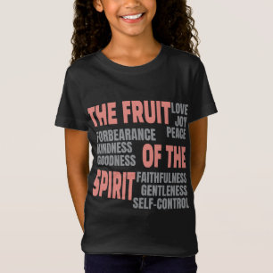 Christliche Glaubensfrucht der Geistbibel-Schrift T-Shirt