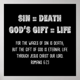 Christliche Glaubensgleichung: Heilswort Poster