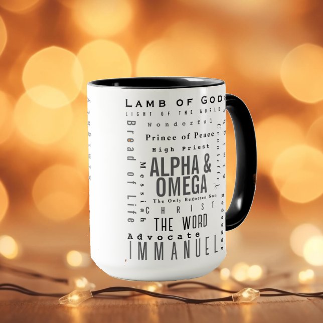 Christliche Gottheiten, modern einfach Tasse (Von Creator hochgeladen)