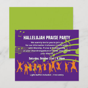 Christliche Halloween-PRAISE-Party Einladung