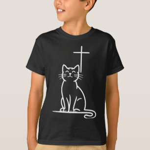 Christliche Hauskatzen lieben Jesus Seid glücklich T-Shirt