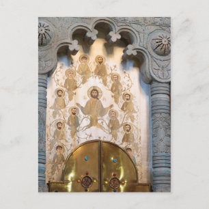 Christliche Heiligenkunst Postkarte