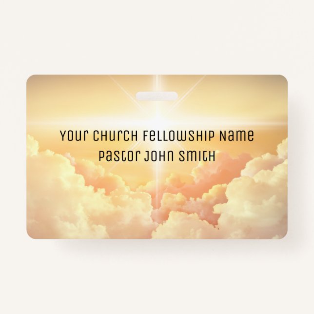 Christliche Himmlische Cloud Church Ausweis (Vorderseite)