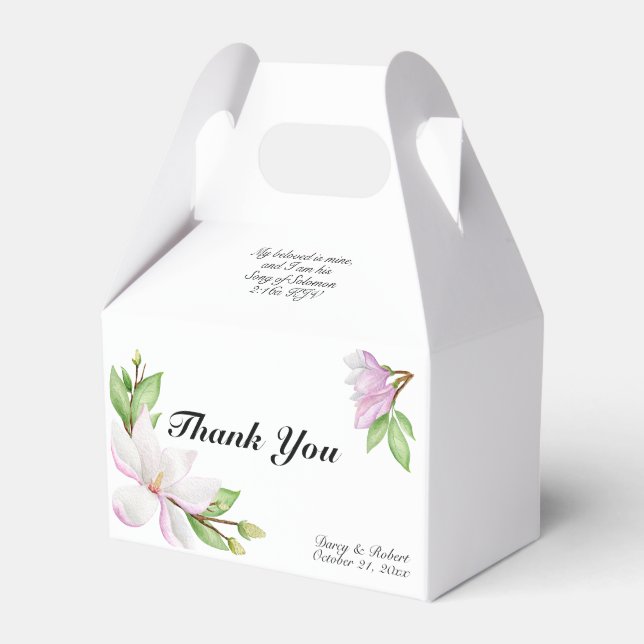 Christliche Hochzeit Geschenkschachtel (Vorderseite)