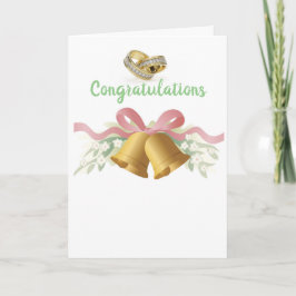 Christliche Hochzeitkarte Karte