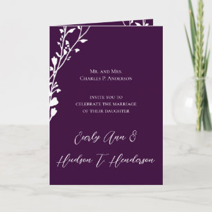 Christliche Hochzeitseinladung - Zwei sind besser Einladung