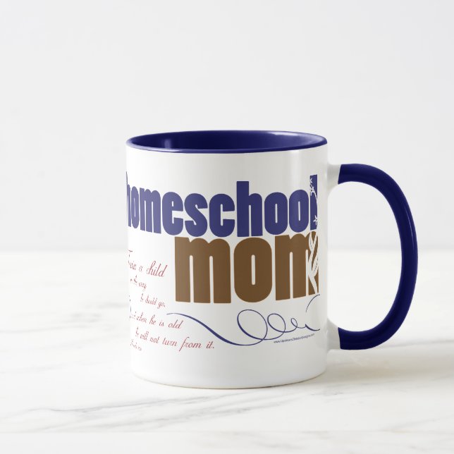 Christliche homeschool Tasse - Homeschool Mama (Rechts)
