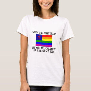 Christliche homosexuelle Flagge T-Shirt