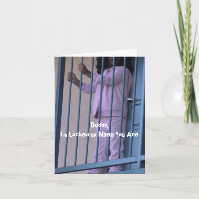 Christliche Inmate-Karte mit Gospel-Meldung im Inn Karte (Vorderseite)