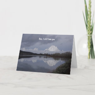 Christliche Inmate-Karte mit Gospel-Meldung im Inn Karte