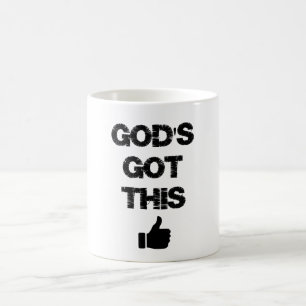 Christliche Inspiration: Gott Got dieses Zitat Kaffeetasse