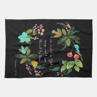 Christliche Inspirational Kunst - Genese-1:27 - 28 Handtuch